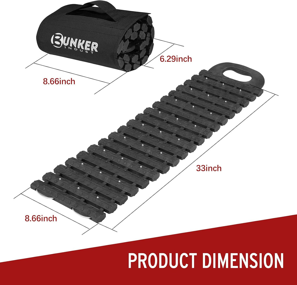 Tire Traction Mats Portable Recovery Tracks 2 Pack W3801