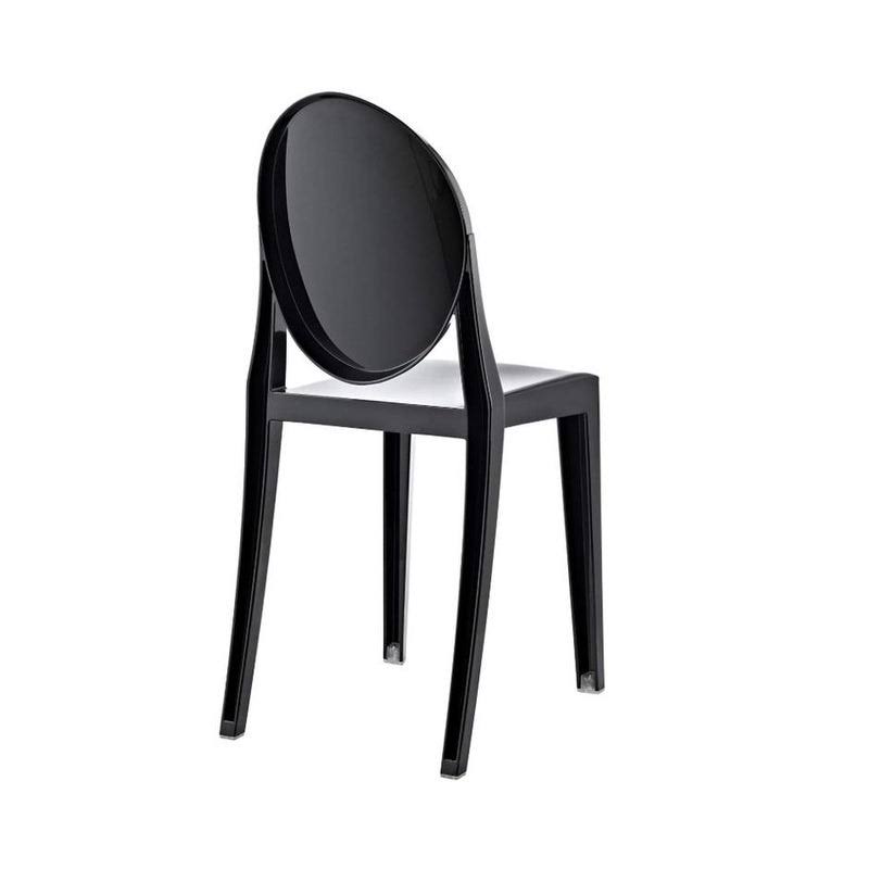Polycarbonate Armless Chair Set of 2 E8894