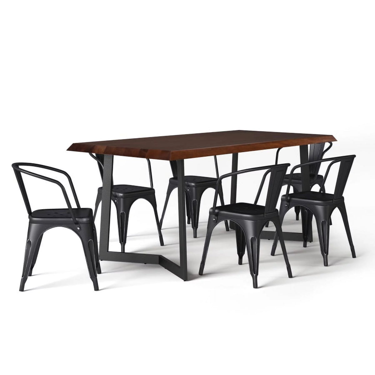 Mango Wood 7 Pc Dining Set with 6 Dining Chairs M761