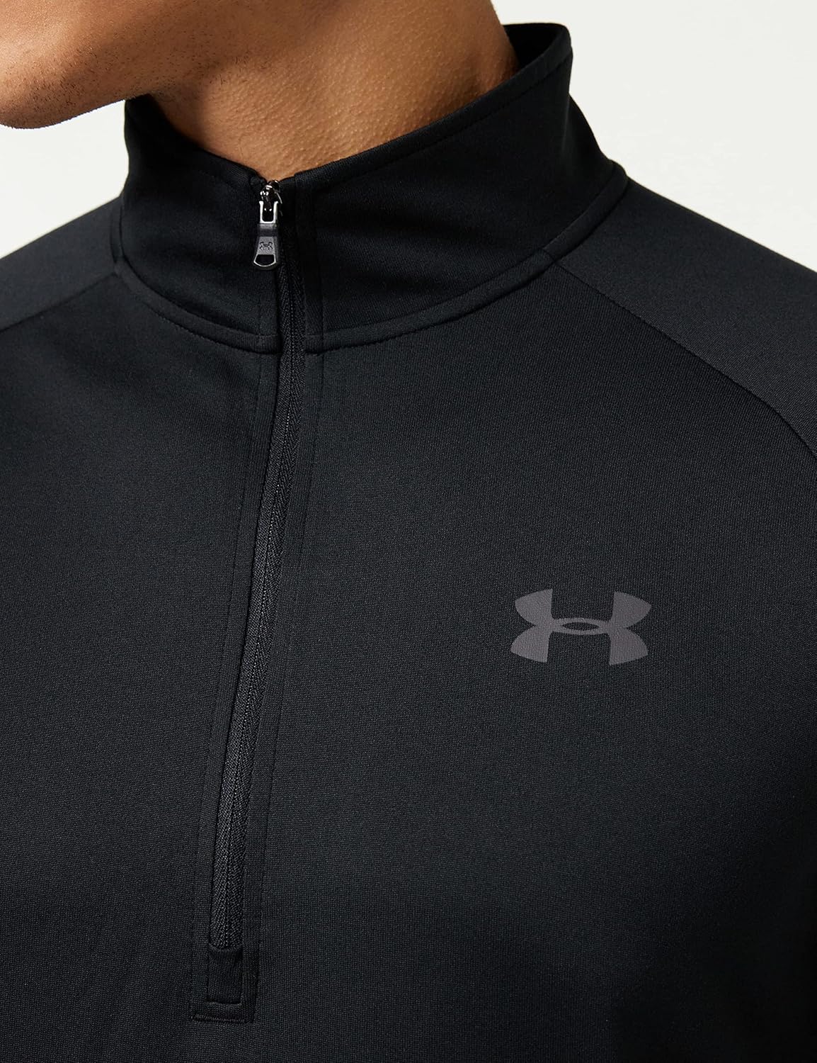 Black ½ Zip Long Sleeve Q385055
