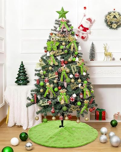 White 36 Inches Faux Fur Christmas Tree Skirt Z95440