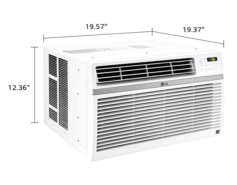 8,000 BTU Window-Mounted Air Conditioner with Remote Control I290434