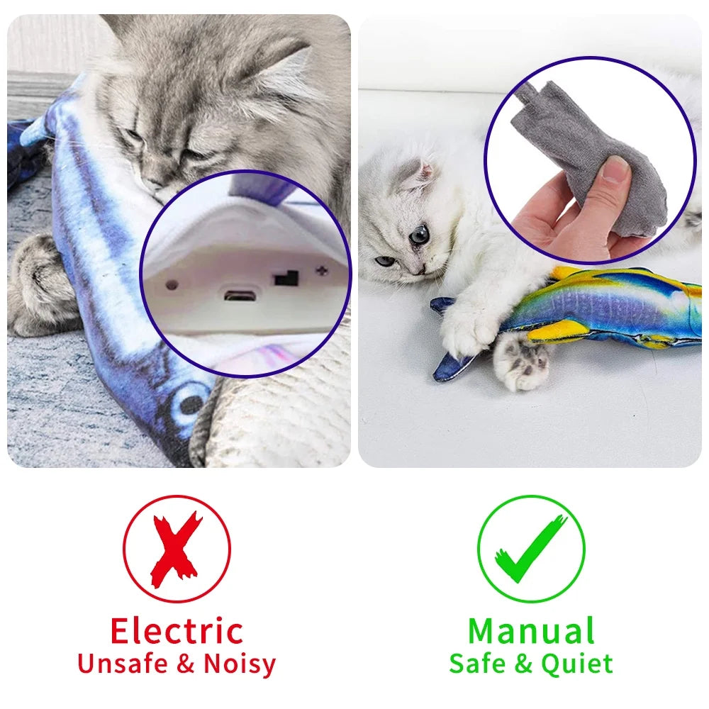 Wiggle Fish Catnip Toy for Cats M39090