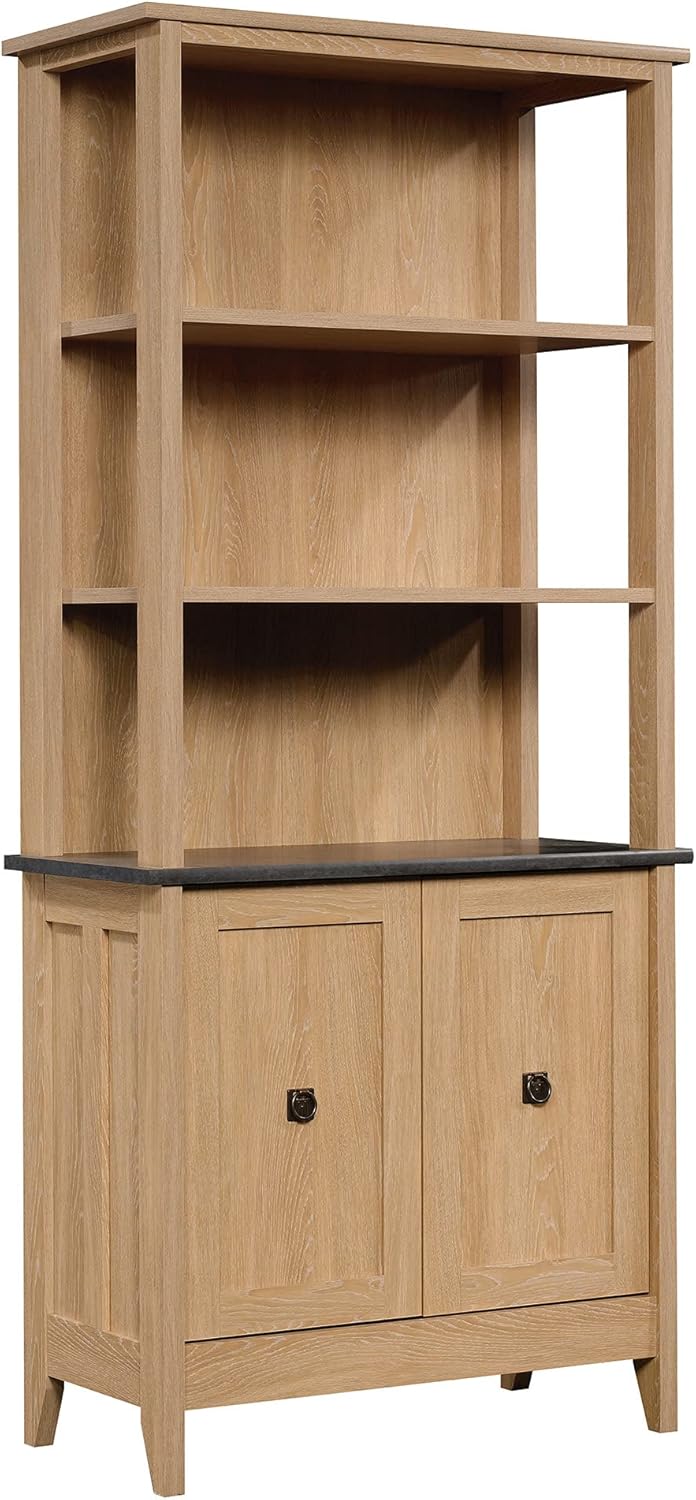 5 Shelf Dover Oak Finish Bookcase V11192