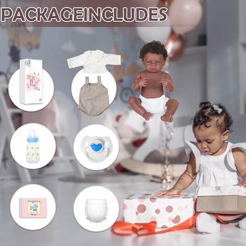 20 Inch African American Reborn Baby Doll G3972