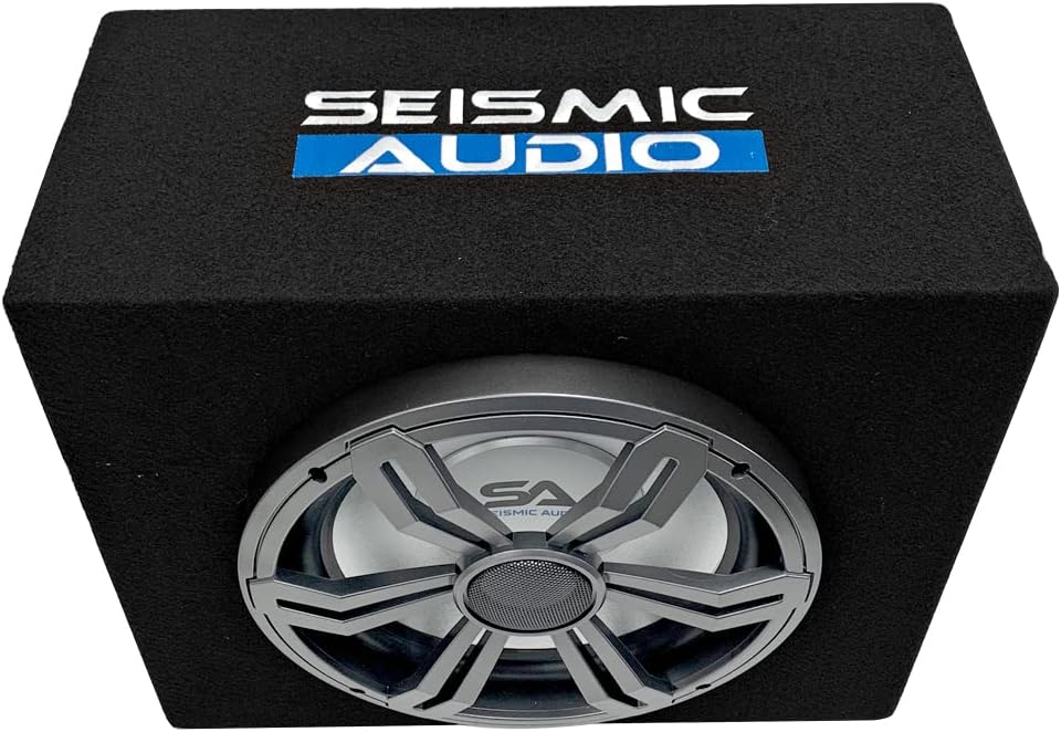 10 Inch 500 Watt Car Audio Subwoofer Enclosure with RGB Illumination E21540
