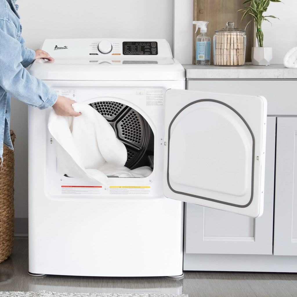 Front Load Electric Clothes Dryer 7.0 Cu. ft. White J611