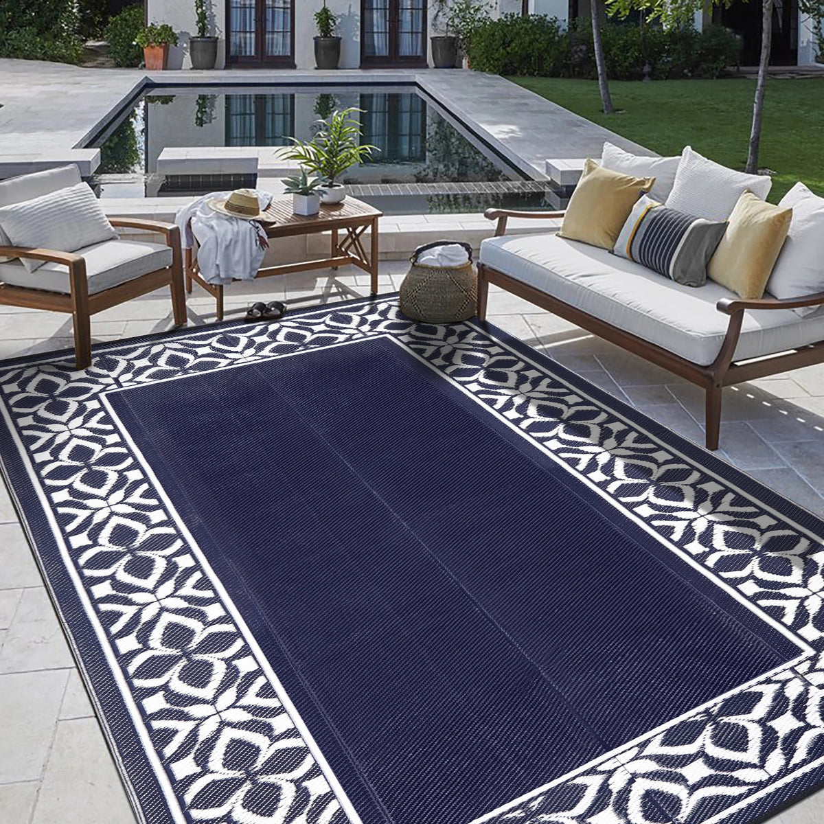 5'x8' Waterproof Plastic Outdoor Rugs H269049