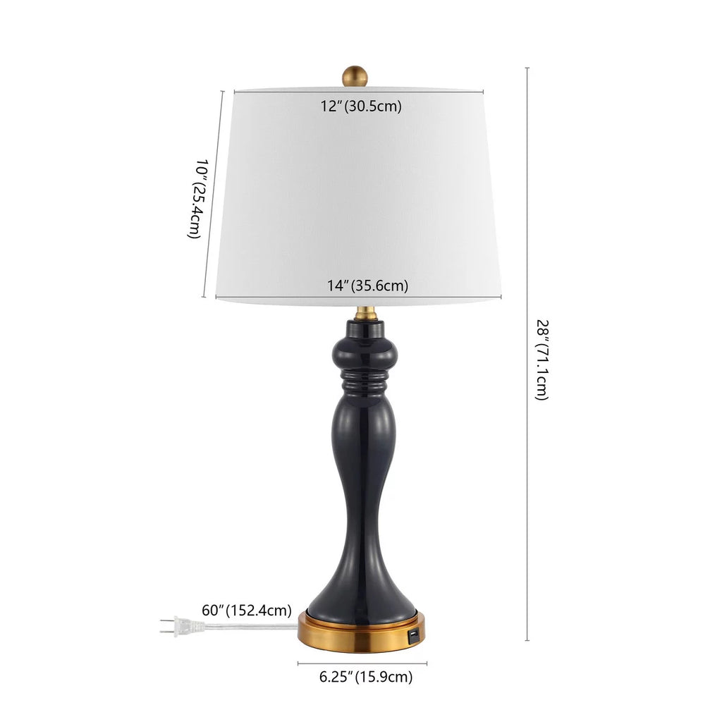 Table Lamp with USB Port Z15380