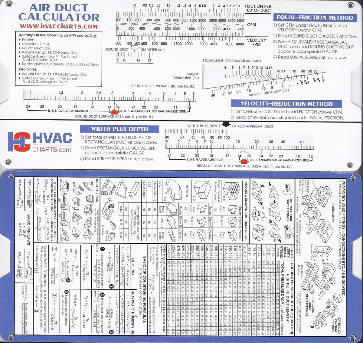 Air Duct Sizing Calculator L318