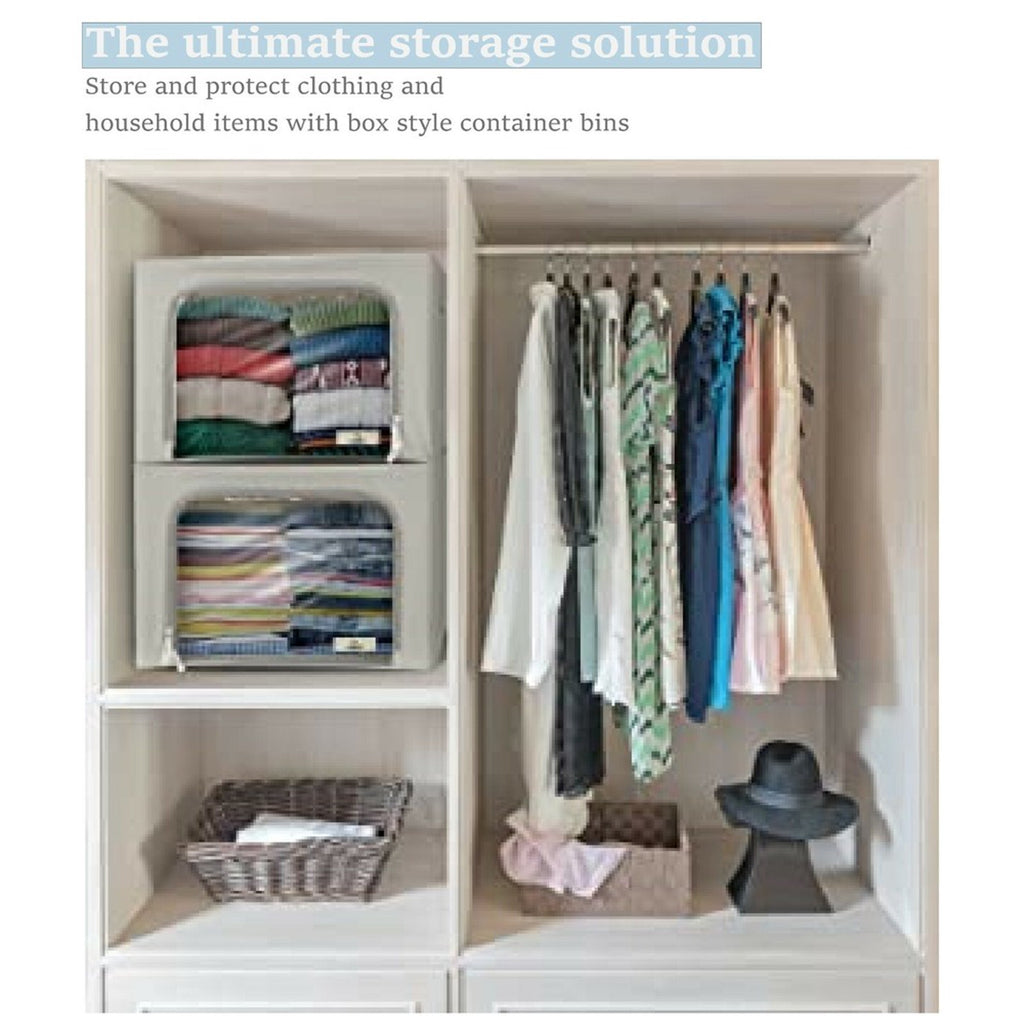 Stackable Clothes & Blanket Storage Bags (2-Pack) H7661