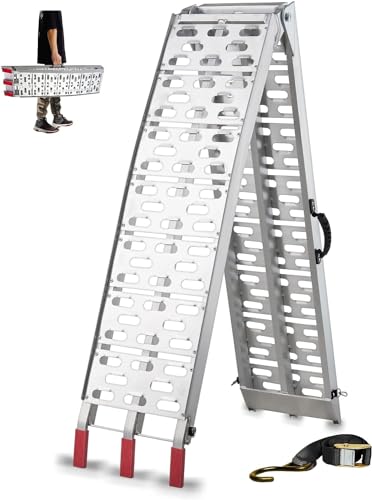 Aluminum Folding Loading Ramps with Handle K5566