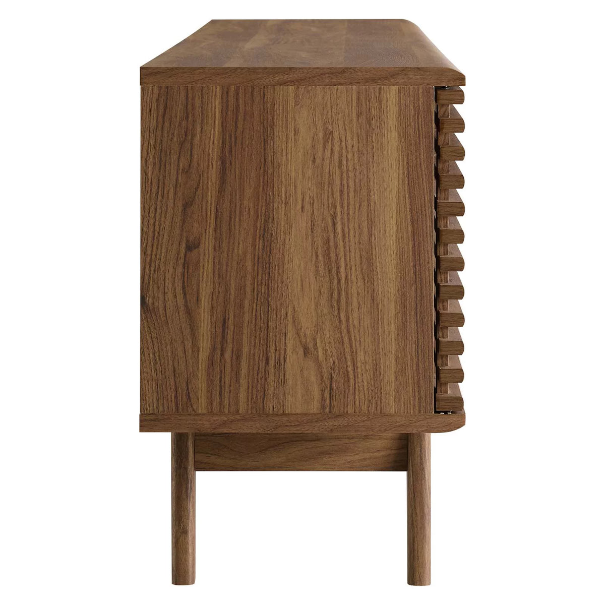 71" Walnut Media Console TV Stand I5245