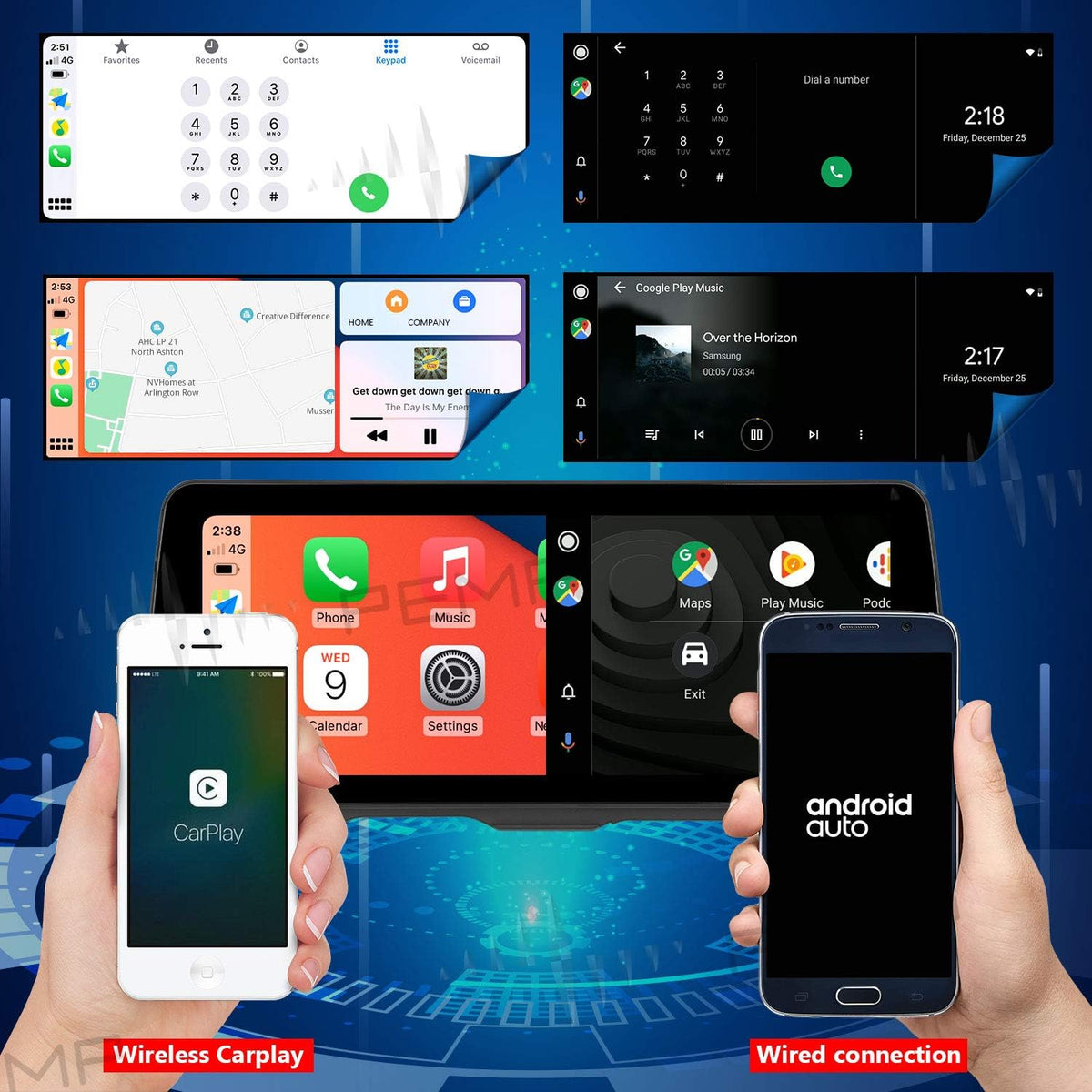 12.3 IPS Touch Screen Car Display for 5 Series Y202315
