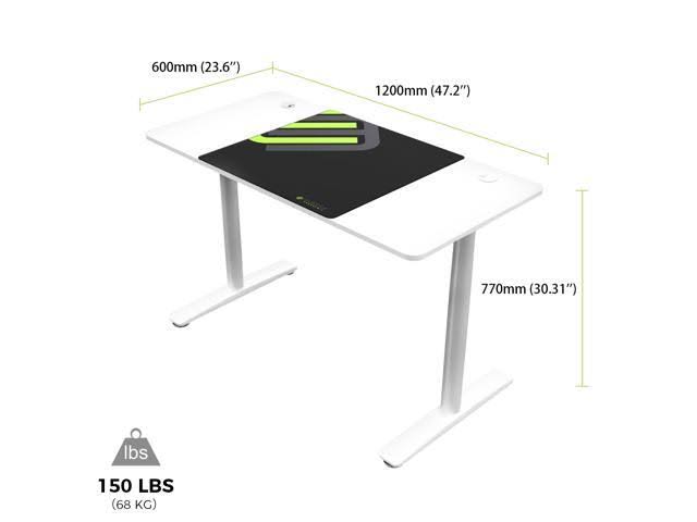 White Gaming Desk C552125