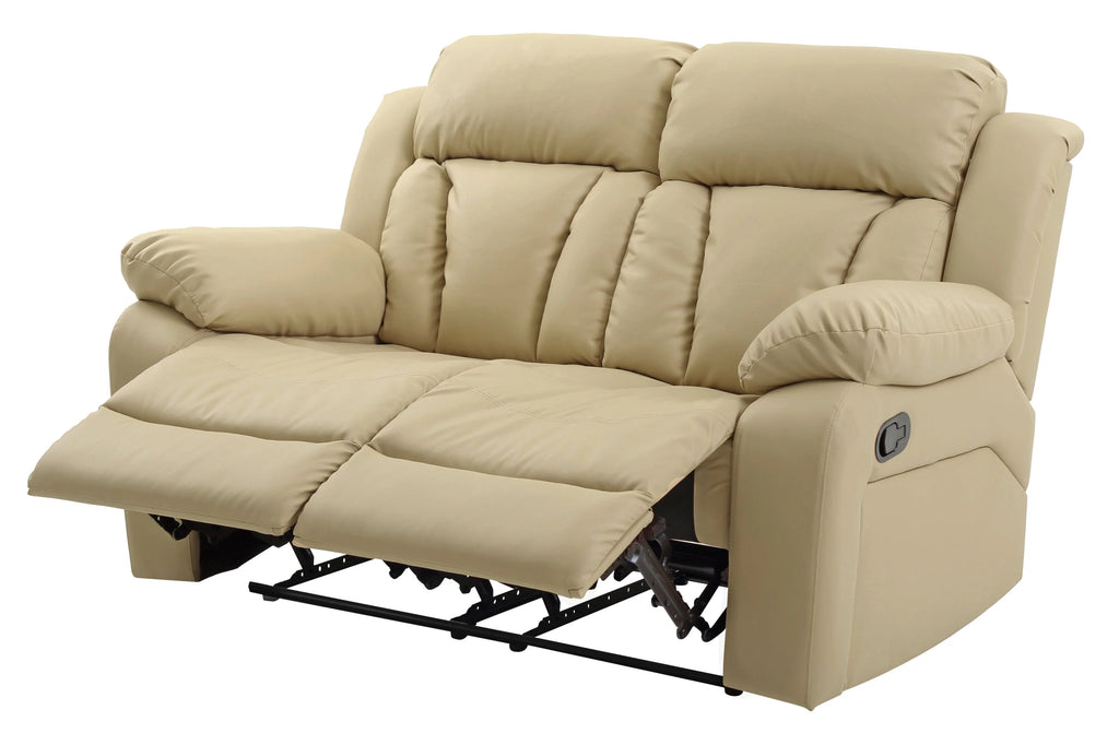 Beige Reclining Loveseat B6951