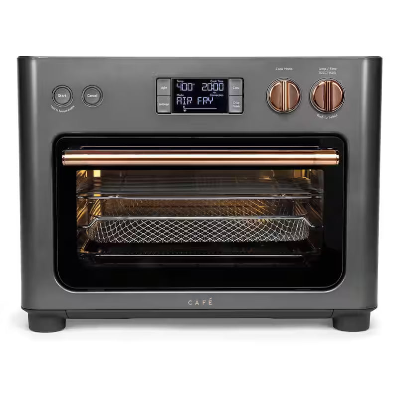 Matte Black 1,800 W Toaster Oven with 14 Modes E17140