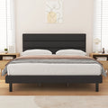 Queen Size Wingback Fabric Upholstered Bed Frame U81451