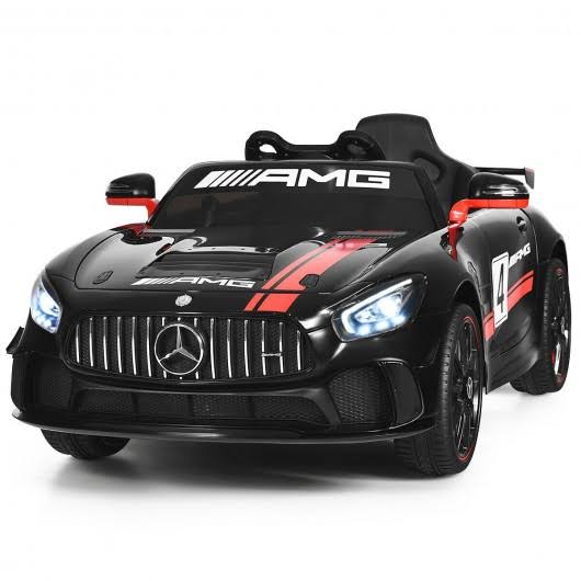 12V Licensed Kids Ride on Car Black A8422
