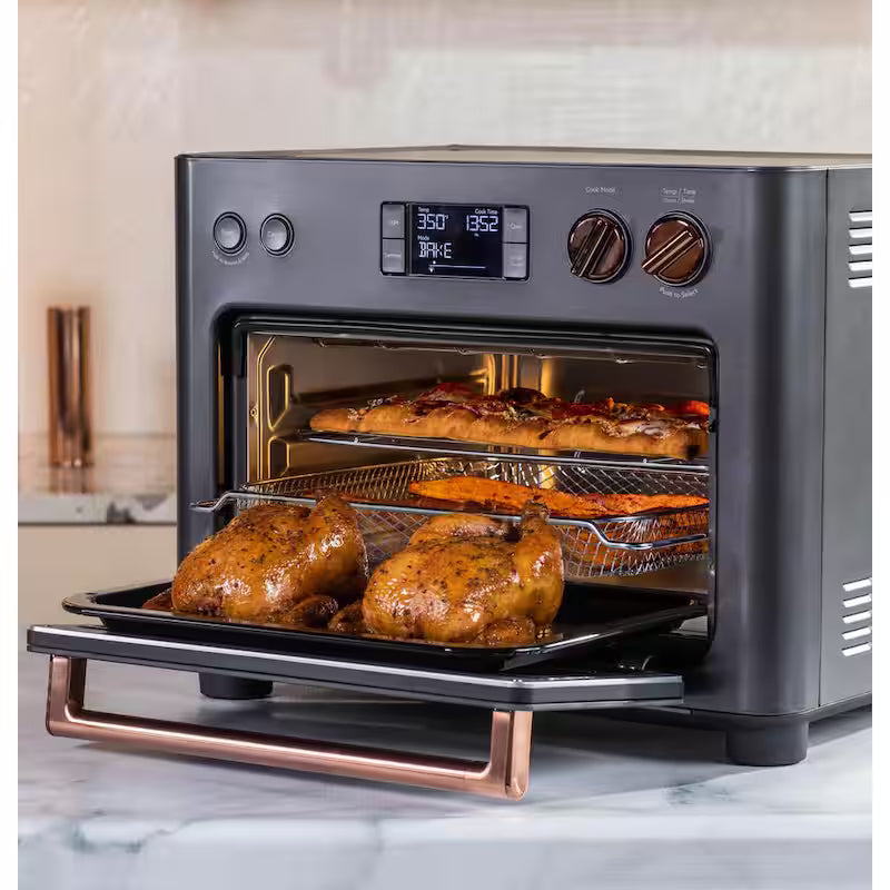 Matte Black 1,800 W Toaster Oven with 14 Modes E17140