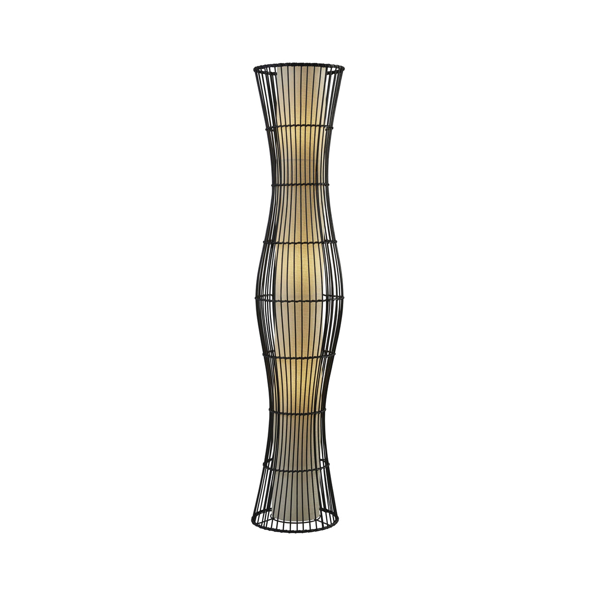 Black Floor Lantern G87261