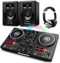 DJ Controller, DJ Headphones, DJ Monitor Speakers with Party Lights M213