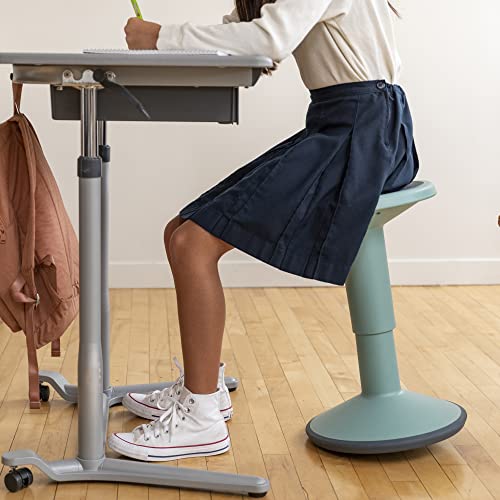 Black Adjustable Height Active Stool P1979