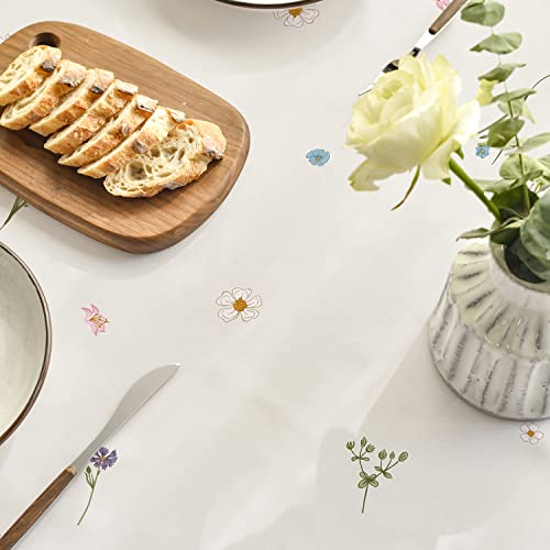 60x84 Inch Rectangular Floral Tablecloth Z702