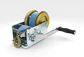 3200lbs Heavy Duty Hand Crank Winch with 32ft Strap, Pack of 2 U26741