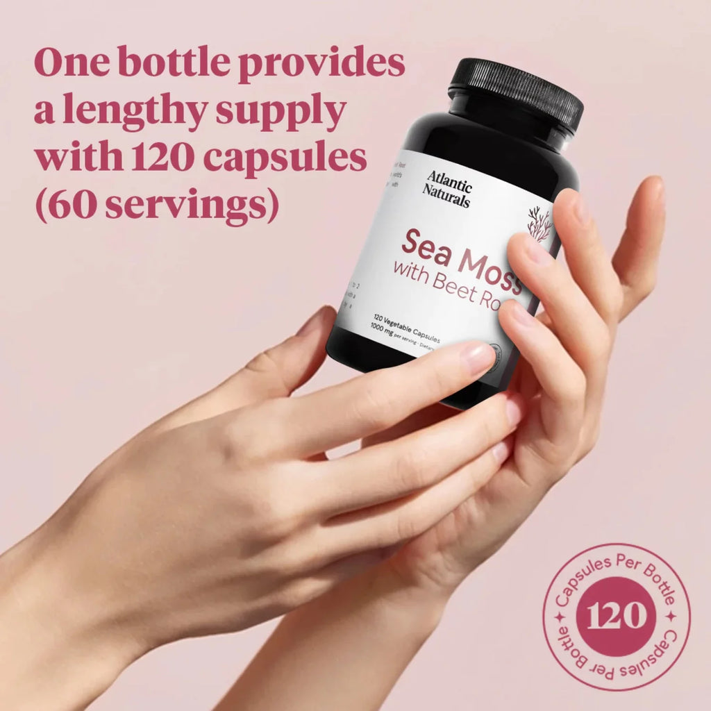 Organic Sea Moss with Beet Root Capsules P58648