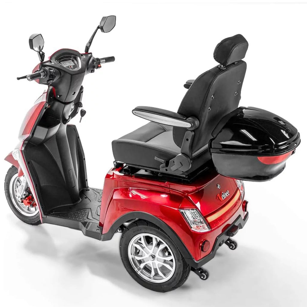 3 Wheel Mobility Scooter 300 lb. Weight Capacity Red Z96992