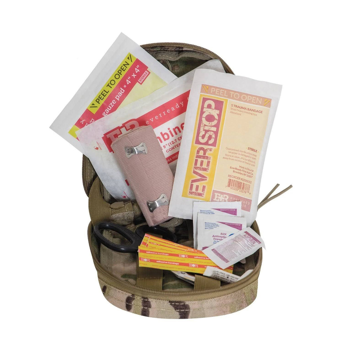 Black Molle Tactical Trauma Kit P17944