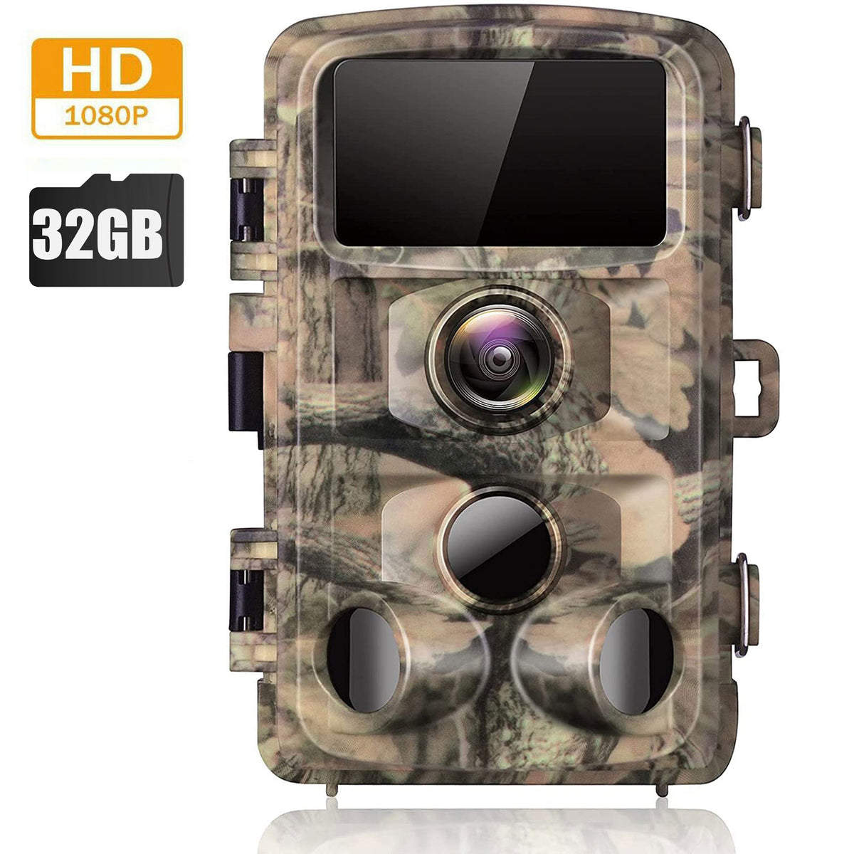 1080P Waterproof Game Camera with Night Vision and SD Card C61903