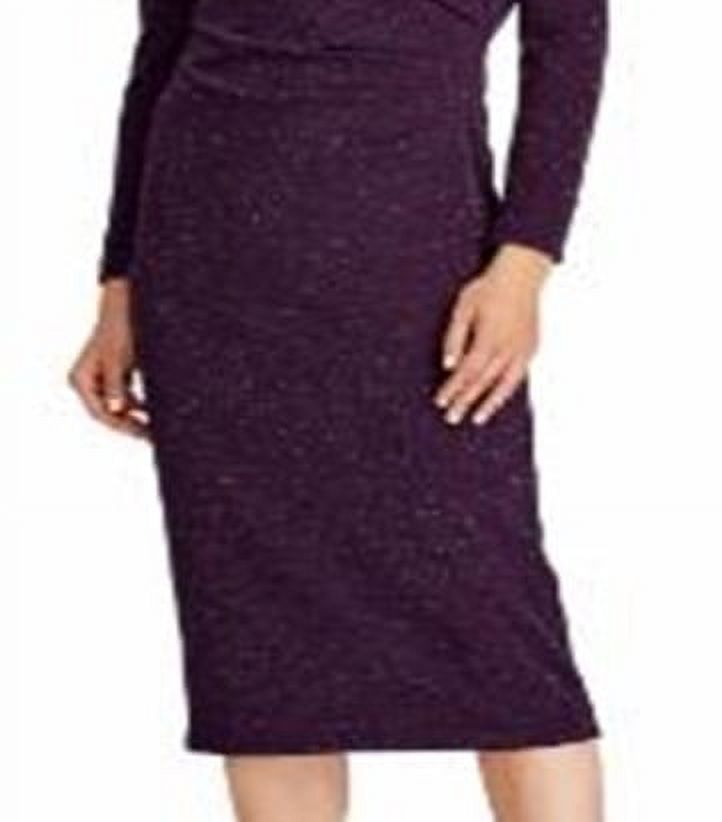 Purple Surplice Dress Size 14 Petite F45772