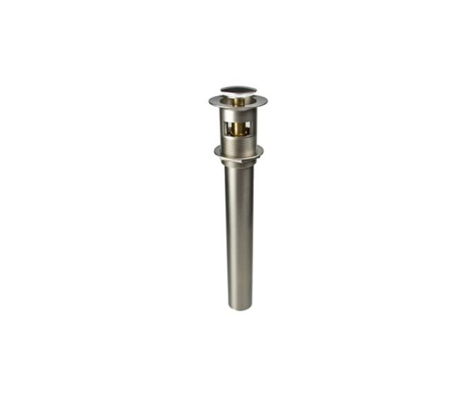 Polished Copper Round Lavatory Drain with Overflow W691572