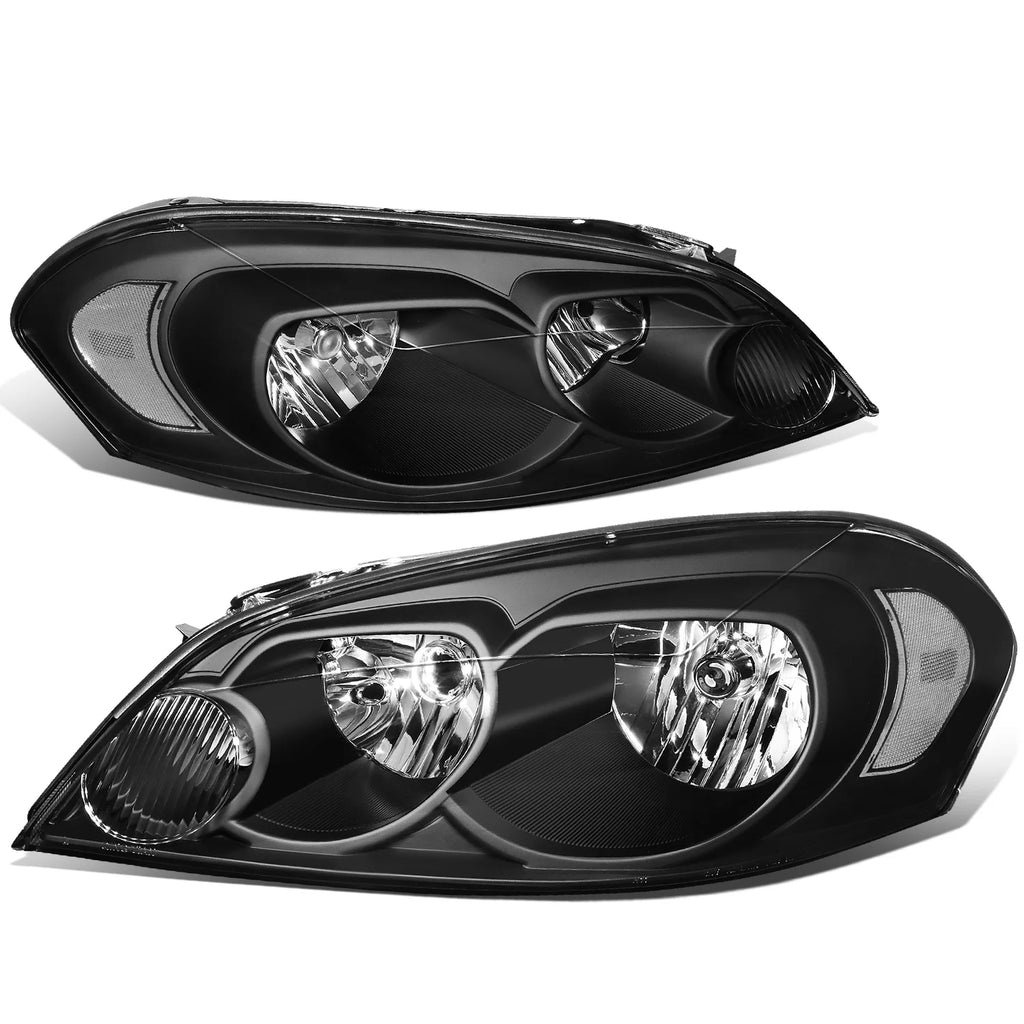 Black Housing Clear Corner Headlight Assembly Q7717