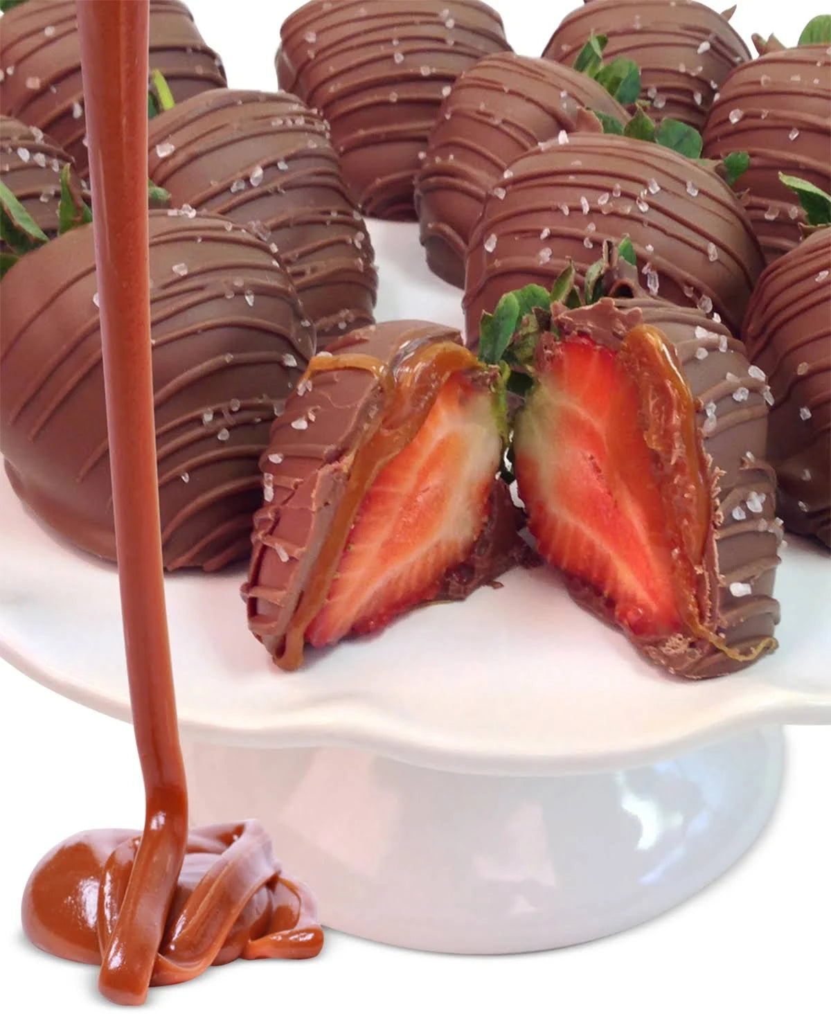 12-pc. Sea Salt Caramel Covered Strawberries A9704