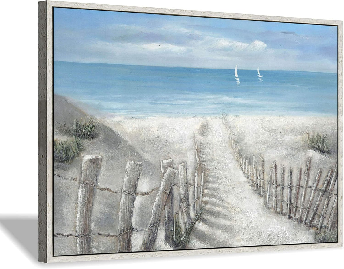 Coastal Beach Painting on Canvas Wall Art (36” x 24” x 1 Panel) K163577