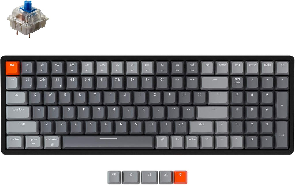 Wireless Bluetooth/USB Wired Gaming Mechanical Keyboard Y2031