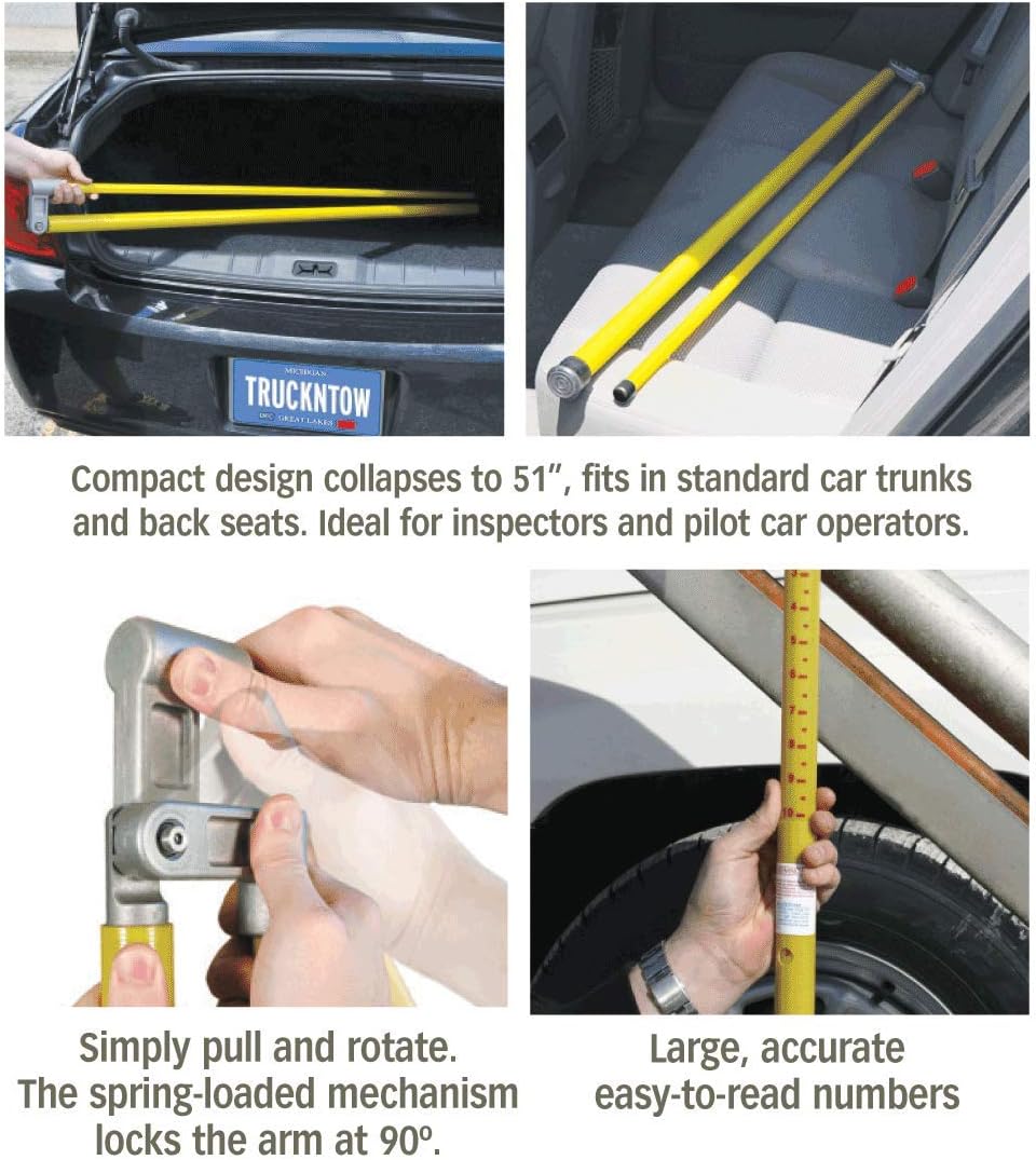 Height Stick Variation (QuickClick Compact Plus - Measures 15.5') O7137