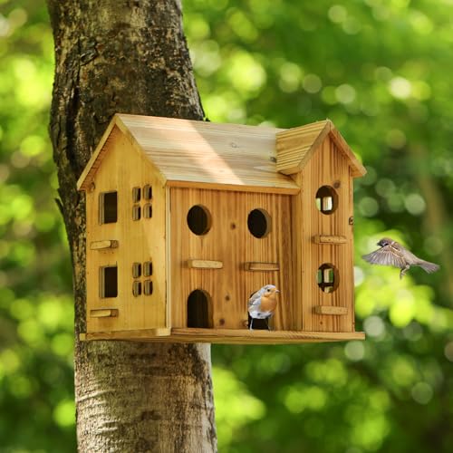 10 Hole Hanging Birdhouse Kit H272243