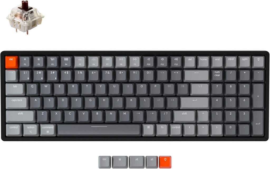 Wireless Bluetooth/USB Wired Gaming Mechanical Keyboard Y2031