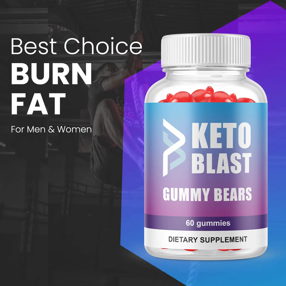 120 Gummies Keto Blast Dietary Supplement Q498