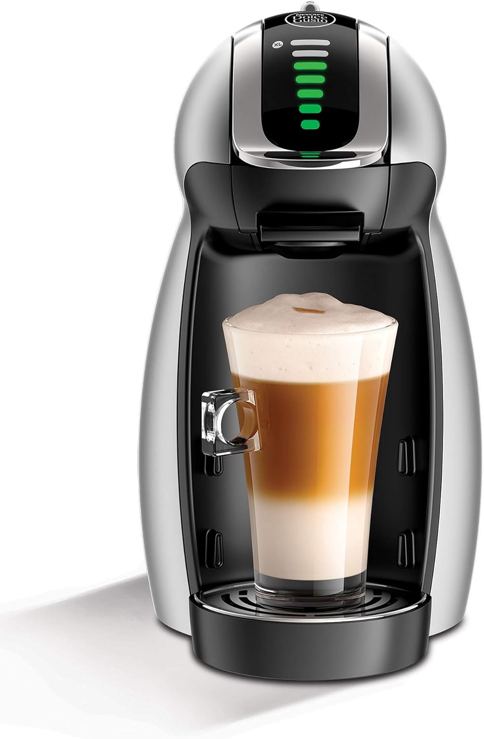 Silver Espresso Cappuccino and Latte Pod Coffee Machine M48955