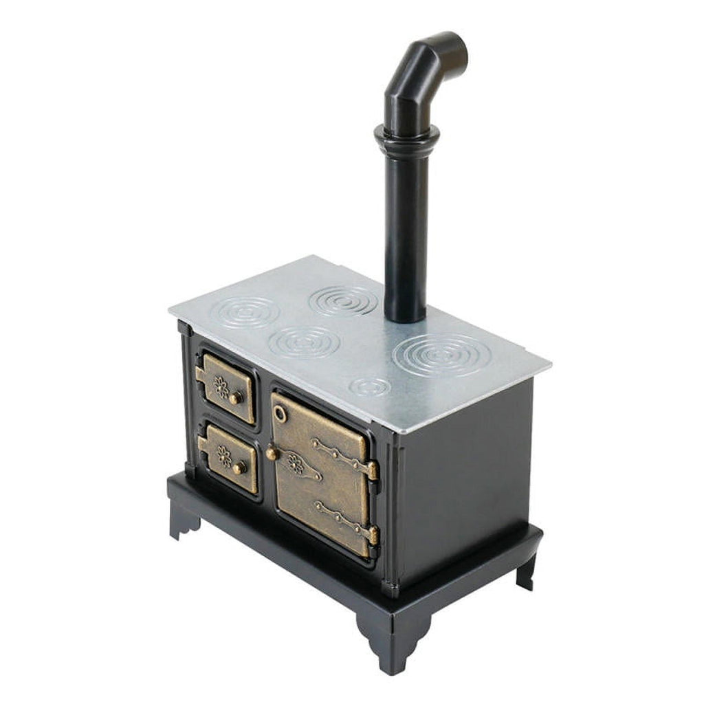 1/12 Doll House Metal Stove with Long Chimney R87786