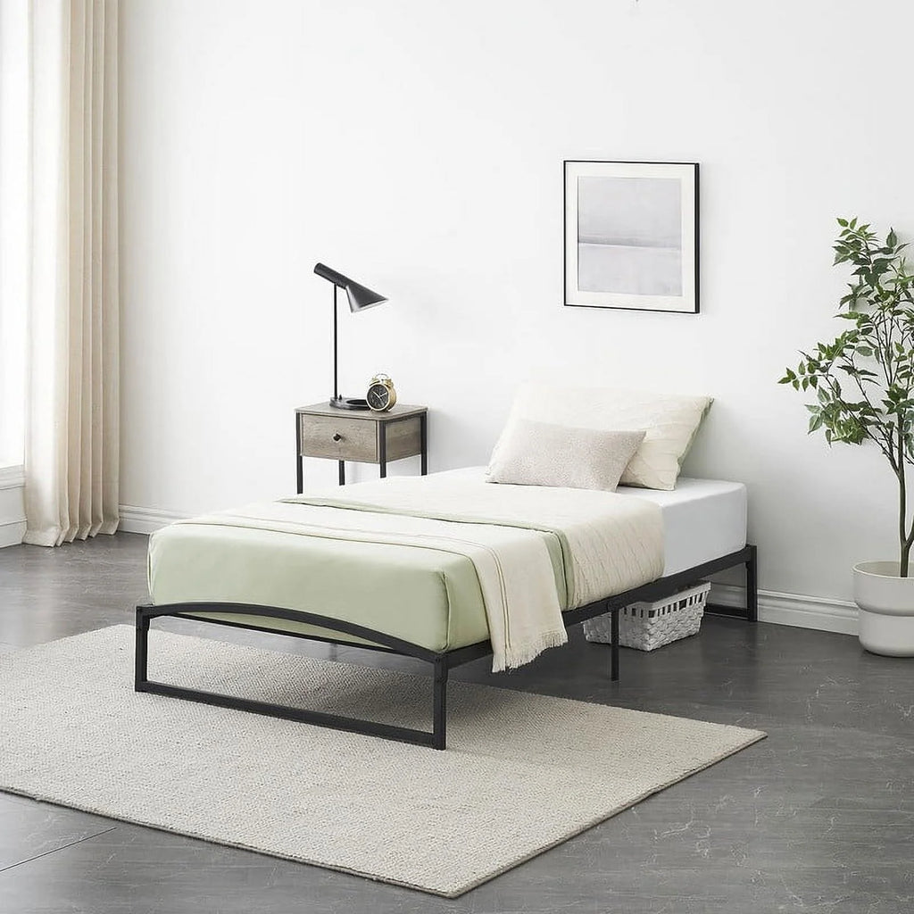 10 Inch Metal Twin Size Platform Bed Frame L646