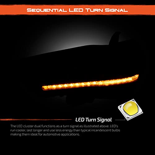 Black LED Headlights Y235508