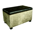 White Storage Bench T16795
