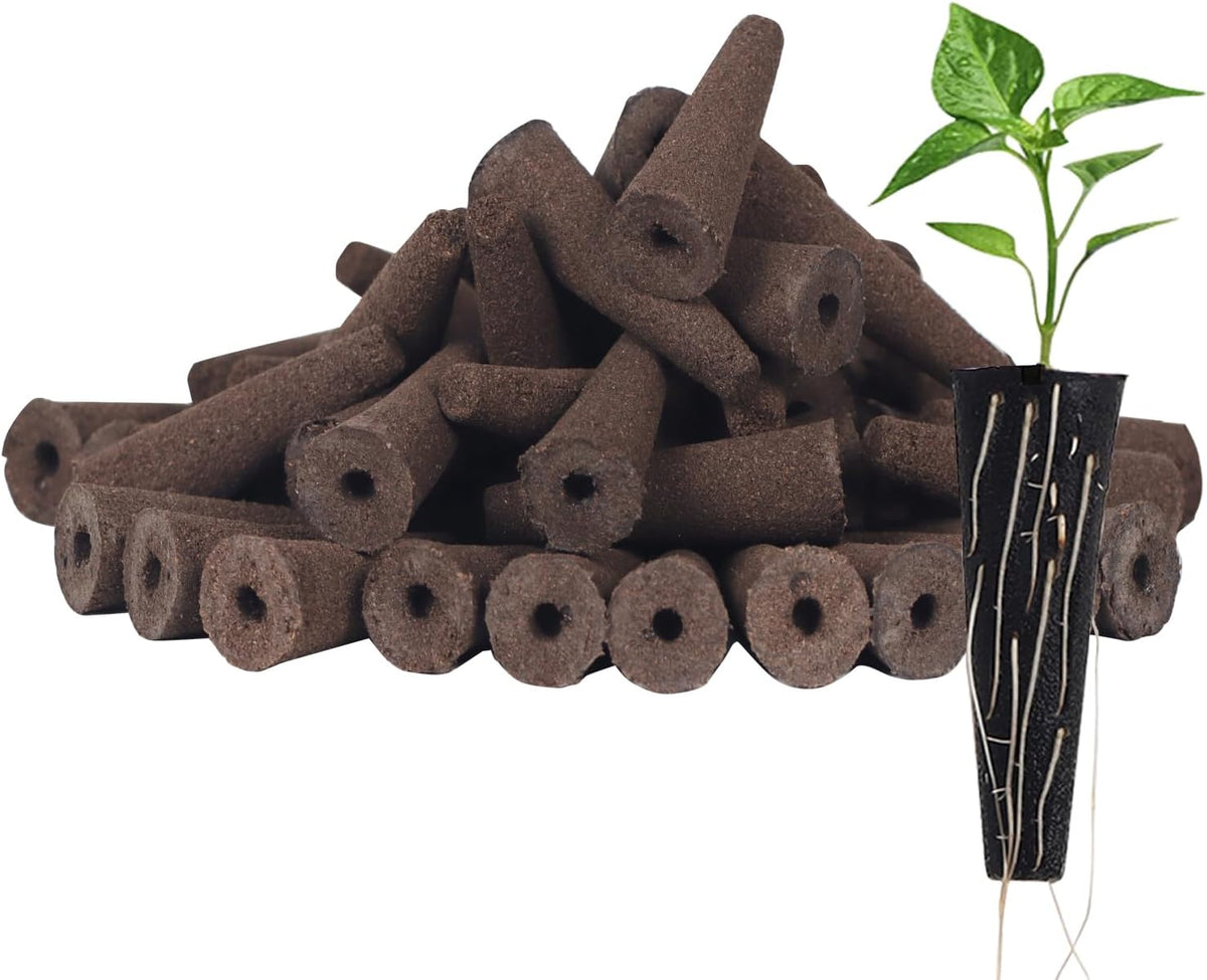 50 Pack Hydroponic Grow Sponges Seed Starter Pods G101