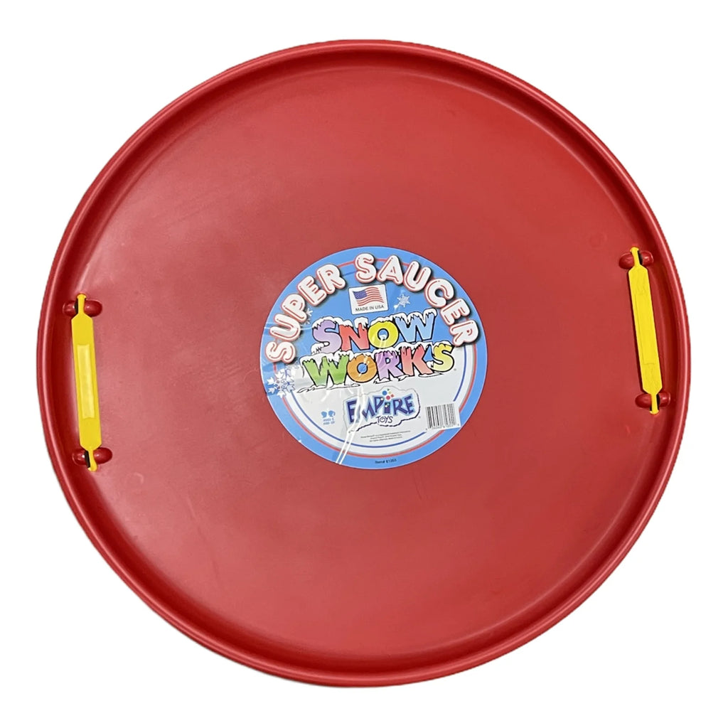 Red 28 Inch Round Snow Sled G15382
